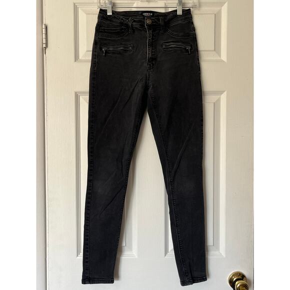 Fashion Nova Zipper Moto Style Jeans - Size XS* - Picture 1 of 6
